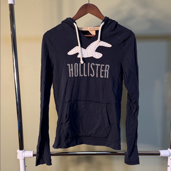 Hollister Other - Y2K Hollister Navy Hoodie with White Accents